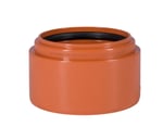 Conexión a tubería de gres (manguito) PVC Ostendorf/Crearplast-Sistema KG, DN/OD 125 mm